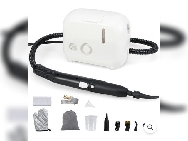 Lot 96-197754 - 1500W Portable Steam Cleaner with 34 oz Water Tank New