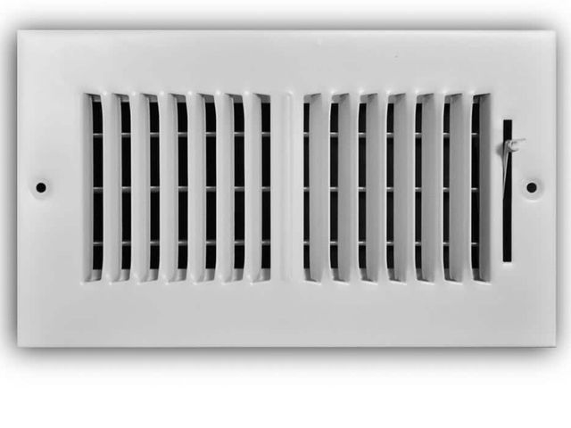 Lot 96-163506 - Everbilt 8 in. x 4 in. 2-Way Steel Wall/ Ceiling Register in White
New