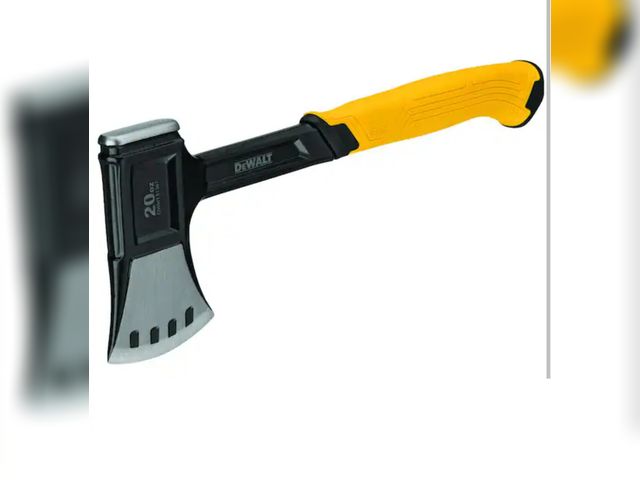 Lot 96-165134 - DEWALT 
20 oz. Steel Campers Axe with 11-3/4 in. Handle lightly used
