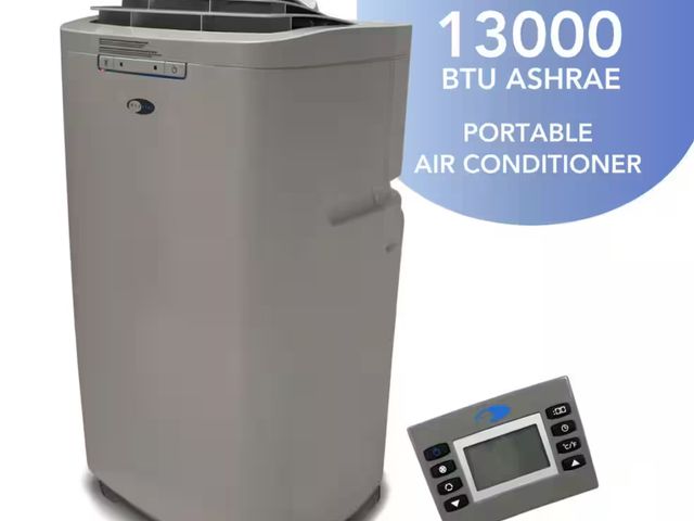 Lot 96-166754 - Whynter
6,345 (DOE) BTU Portable Air Conditioner Cools 420 Sq. Ft., Dehumidifier, Remote and Carbon ...