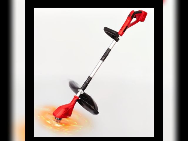 Lot 96-171152 - Cordless String Trimmer Compatible with Milwaukee 18V Batteries,Folding 3 in 1 Electric Weed Wacker ...