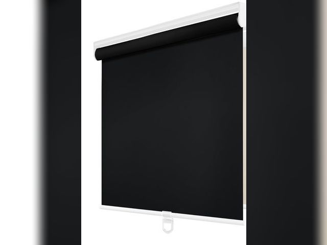Lot 96-164200 - ChrisDowa Cordless Blackout Roller Shades for Windows, Thermal Insulated UV Protection Pull Down Sha...