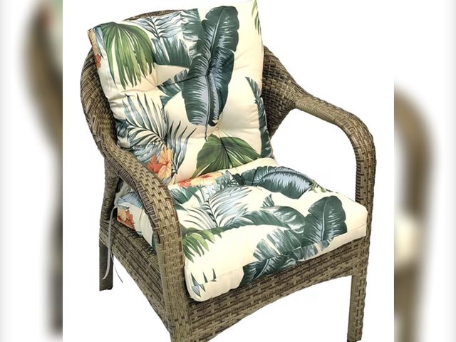 Lot 96-190218 - Wicker Chair Cushions for Outdoor Furniture,Outdoor Rocking Chair Cushions High Back, Water-Proof Th...