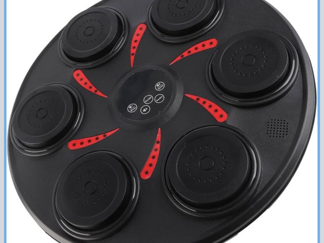 Lot 96-190133 - Focket Music Boxing Machine, Adjustable Electronic Boxing Trainer with Smart Display Screen for Kids...