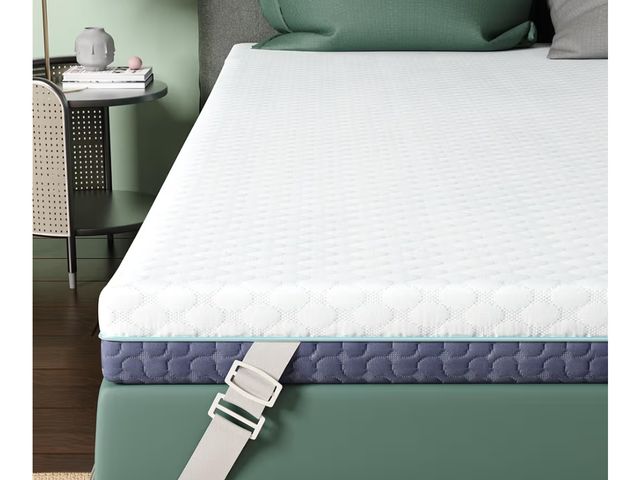 Lot 96-182969 - 3 Inch Firm Mattress Topper Full Size, Memory Foam Bed Topper with Soft &amp; Firm Options for Back ...