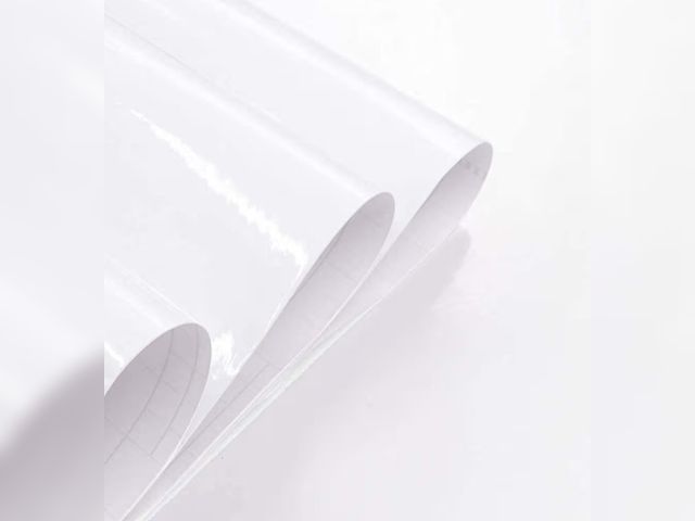 Lot 96-190483 - Abyssaly White Contact Paper Glossy Vinyl Film Removable Self-Adhesive Peel and Stick Wallpaper Deco...