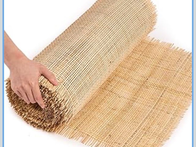 Lot 96-170386 - Rattan Cane Webbing Roll Length unknown approx 2’ wide, Unused