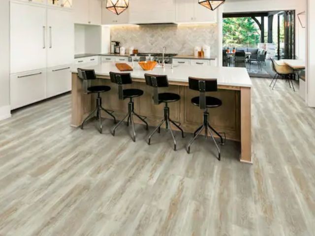 Lot 96-214664 - Approximately 119 ft² Home Decorators Collection Bayview Pine 12 MIL x 7 in. W x 48 in. L Waterproof...