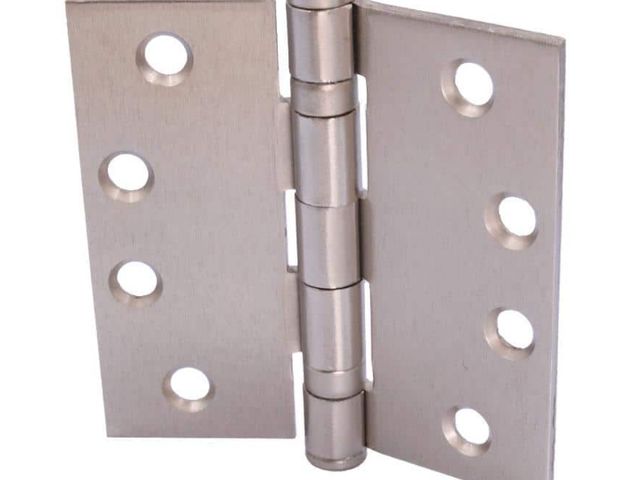 Lot 96-163840 - Everbilt 4 in. Square Radius Satin Nickel
Commercial Grade with Ball
Bearing Hinge
New