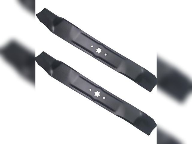 Lot 96-164328 - Lawn Mower Blades Compatible with 42 Inch Deck Cut MTD, Cub Cadet LTX1040 RZT-L42 RZT-S42 XT1-LT42, ...