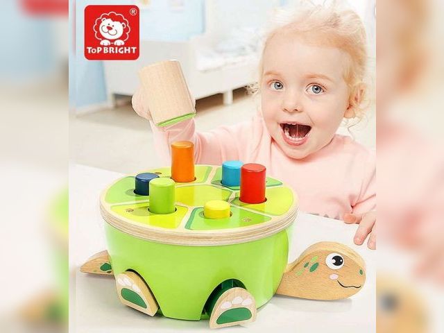 Lot 96-166488 - Top Bright Turtle Pounding Bench for Toddlers Preschool Learning Toy
New