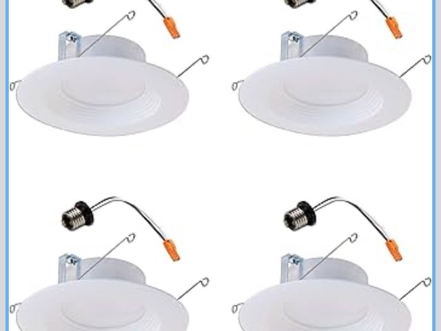 Lot 96-190119 - HALO (case of 3) 5-inch and 6-inch Integrated LED Recessed Ceiling Light 90 CRI, California Title 20...