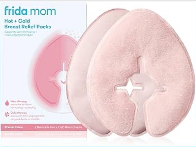 Lot 96-191027 - Frida Mom Breast Therapy Packs, Breast Pads, Cold &amp; Hot Pack for Pain Relief, Breastfeeding Esse...