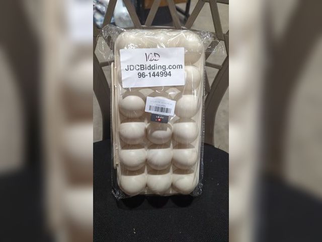 Lot 96-198131 - Egg Holder for Refrigerator,12 Count Egg Dispenser for Refrigerator, Egg Organizer Container for Fri...