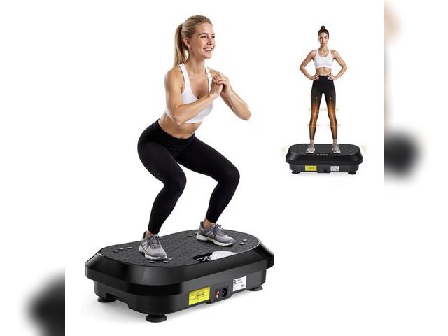 Lot 96-180839 - Vibration Plate Exercise Machine with Magnetic Acupoints, Lymphatic Drainage Vibrating Plate with 9 ...