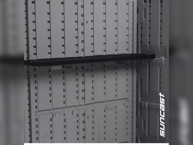 Lot 96-191790 - Suncast 49.5 in. W x 1.25 in. H Plastic Horizontal Storage Shelf Kit New