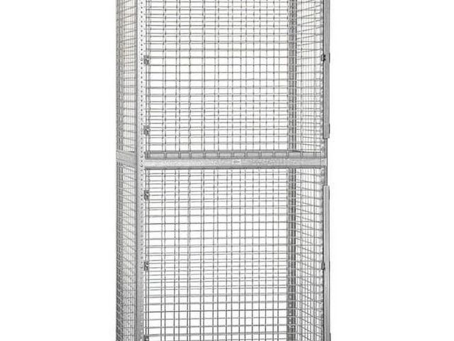 Lot 96-211758 - Appears to be Large Storage Locker/ Cage 
Approx. 74” tall 
Style may differ from stock image