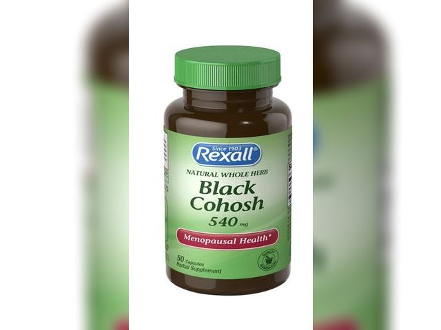 Lot 96-201043 - 3 Pack Rexall Black Cohosh 540 mg Capsules, 50 ct each EXP 9/29 New