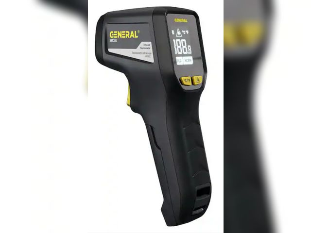 Lot 96-191870 - General Tools
10:1 Infrared Thermometer with Multi-Spot Laser Targeting for HVAC, Electrical, Automo...