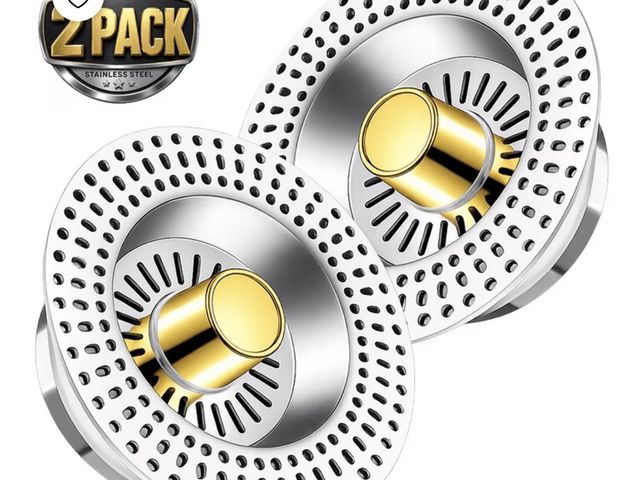 Lot 96-232780 - NIUTA® Kitchen Sink Drain Strainer, 2 Pack Large Panel Sink Strainer and Stopper, Stainless Steel Si...