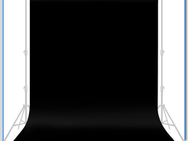 Lot 96-176233 - Appears to be 6 pack of black photoshoot backdrops, dimensions unknown appears unused