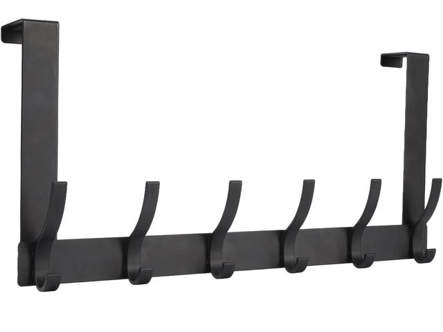 Lot 96-191011 - Over The Door Hooks, Door Hanger Hooks for Hanging, Over The Doors Towel Racks for Bathroom with 12 ...