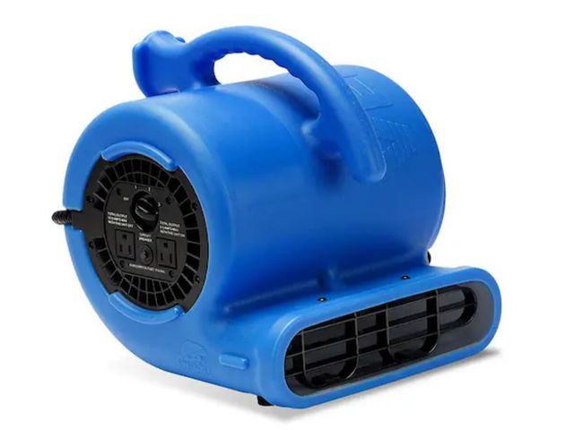 Lot 96-179822 - B-Air
1/4 HP Air Mover Blower Fan for Water Damage Restoration Carpet Dryer Floor Home and Plumbing ...
