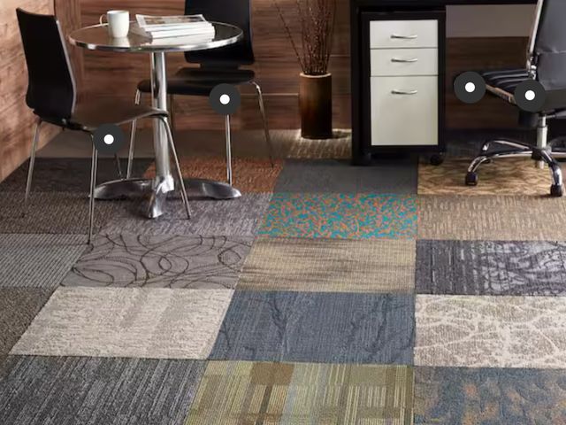 Lot 96-189171 - TrafficMaster
Versatile - Assorted - Multi-Colored Commercial/Residential 24 x 24 in. Peel and Stick...