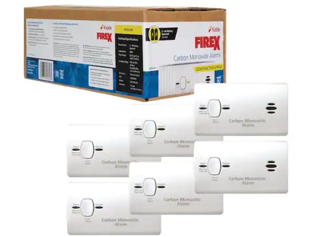 Lot 96-168961 - Kidde
Firex AA Battery Powered Carbon Monoxide Detector, Slide Out Battery Door (6-Pack)
NEW MSRP $1...