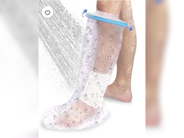 Lot 96-232777 - Goldeer Cast Covers for Shower Leg Adult, Reusable Adult Short Leg Cast Protector, WaterProof Shower...