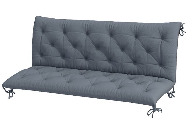 Lot 96-160495 - Outsunny 59" x 38" Tufted Bench Cushion for Outdoor Furniture, 3-Seater Replacement for Swing Chair,...