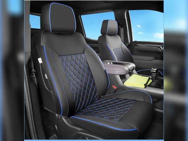Lot 96-176933 - TANDI Custom Fit Silverado Seat Covers Full Set with Faux Leather for Chevy Silverado 2014 2015 2016...