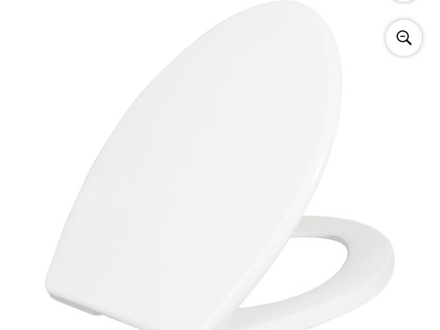Lot 96-163942 - Luxe Bidet Elongated Comfort Fit Toilet Seat New