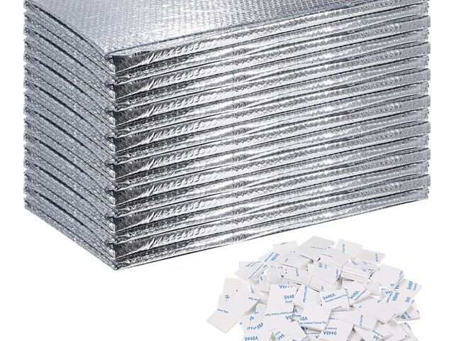 Lot 96-180604 - Gerrii 16 P Garage Door Insulation Kit Double Bubble Insulation Panels Reflective Aluminum Radiant B...