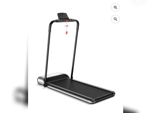 Lot 96-211546 - Foldable Treadmill: Compact, Ultra-Thin Design, LCD Display, Shock-Absorbing Belt MSRP $299.99 New