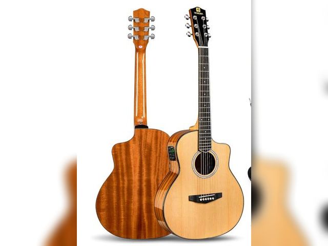 Lot 96-163789 - Vangoa 36-Inch Acoustic Electric Guitar MSRP $169

New. Actual item may vary slightly from stock pho...
