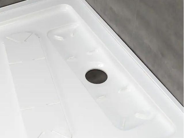 Lot 96-173815 - OVE Decors
36 in.W x 60 in. L Alcove Shower Pan Base with Reversible Drain in White
New
Msrp $379.99