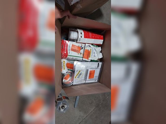 Lot 96-164730 - Mixed Box of Home Depot Items 
Most New