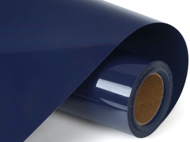 Lot 96-192905 - 6 packs of Navy Blue HTV Vinyl, 12" X 20ft Heat Transfer Vinyl for All Cutter Machine, DIY Iron On V...
