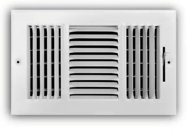 Lot 96-162960 - Everbilt
10 in. x 6 in. 3-Way Steel Wall/Ceiling Register in White
New