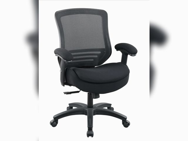 Lot 96-177289 - BOLISS 400lbs Mesh Ergonomic Office Drafting Chair Big Adjustable Foot Ring Height Adjustable Armres...