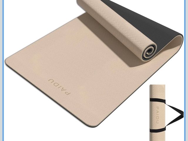 Lot 96-189988 - Yoga Mat 8mm Super Thick TPE Fitness Mat | SGS Certified | Non-Slip, Odorless &amp; Tear-Resistant |...