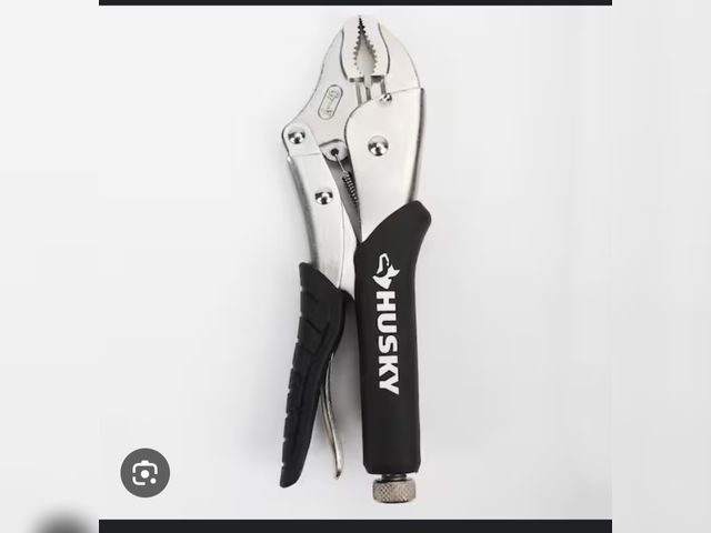 Lot 96-180345 - Husky 10-inch Curved Jaw Locking Pliers. New