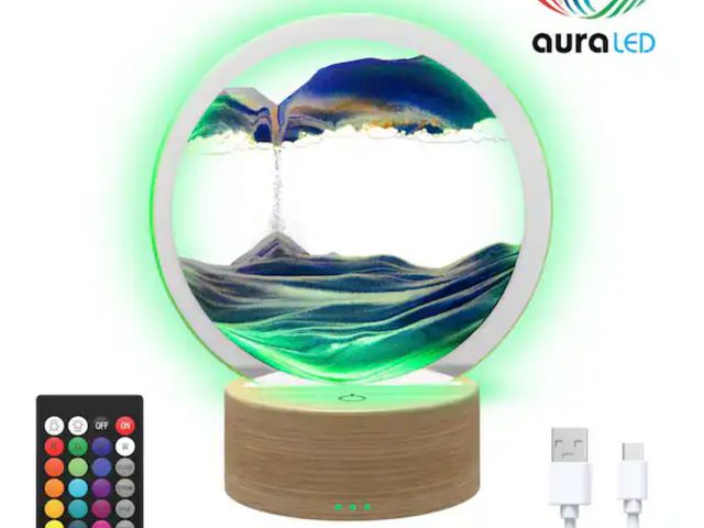 Lot 96-227871 - Tzumi
Aura LED Liquid Sand Light
New