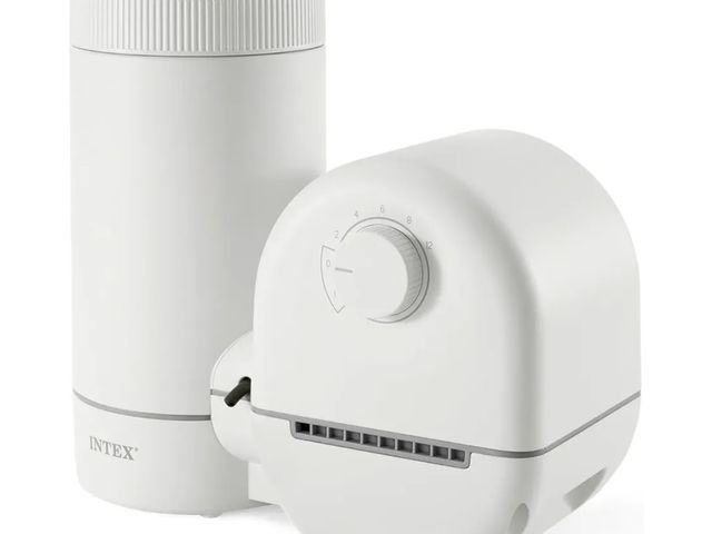 Lot 96-172198 - INTEX C1500 Krystal Clear Cartridge Filter Pump for Above Ground Pools: 1500 GPH Pump Flow Rate – Im...
