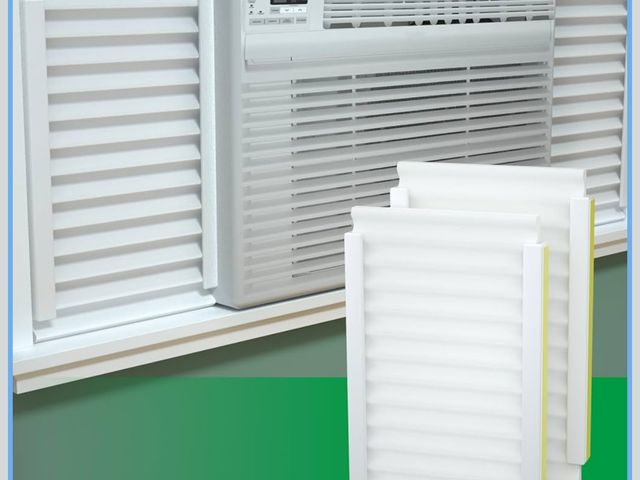 Lot 96-171109 - Window Air Conditioner Side Insulated Panel, 2PIC Insulation Panels Window Seal Kit With 4 pressure ...
