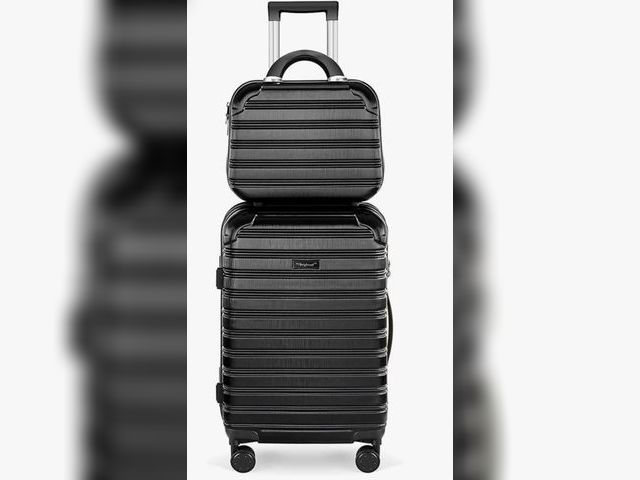 Lot 96-180726 - Hard Case Luggage 2 Piece Sets Carry On Luggage Lightweight With Spinner Wheels Rolling Suitcase 22x...