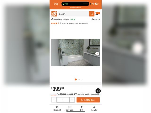 Lot 96-173303 - Bathtubso
Bootz Industries
Bootzcast 60 in. x 30 in. Soaking Alcove Bathtub with Right Drain in Whit...