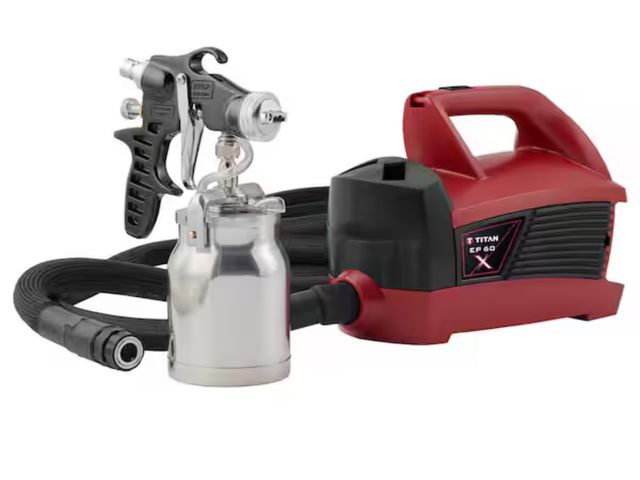Lot 96-197399 - TITAN
EP 60X Fine Finishing HVLP Paint Sprayer
New 
MSRP $432.00