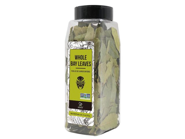 Lot 96-232832 - Soeos Bay Leaves Whole, 2 oz(57g), Non-GMO Verified Dried Bay Leaf, Laurel Herbs for Cooking, Soups,...